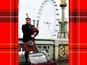 Scottish bagpipe London Atlas Introspective