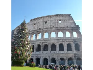 Tourist Christmas Tree Ornaments From Around The World 3 Colosseum Christmas tree Atlas Introspective