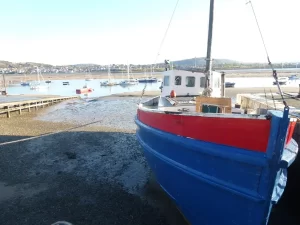 Close up of boat conwy Atlas Introspective